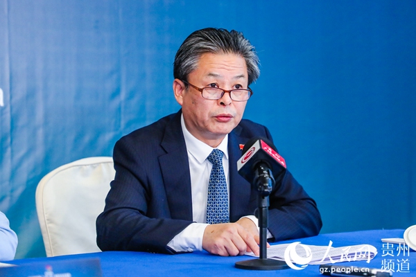 中國-東盟中心秘書長陳德海。吳少飛 攝