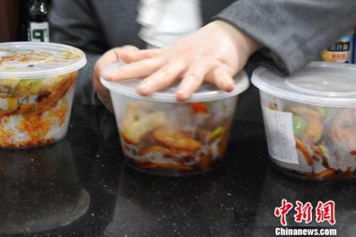 包裝外賣。受訪者供圖
